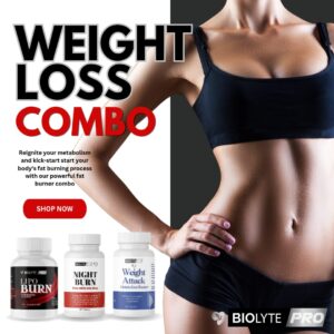 Our Weight Loss Combo is specifically designed to help kickstart your body’s full metabolic potential, supporting more effective weight loss.